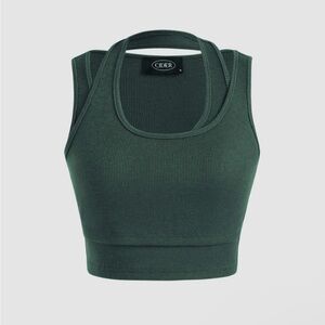 Cider Layered Y2K Cropped Tank Top (minor damage)